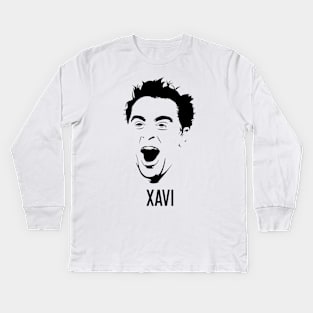 Xavi Hernandez Kids Long Sleeve T-Shirt